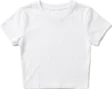 White baby tee
