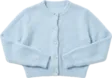 Cropped fuzzy cardigan