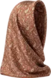 Silk headscarf (resting)