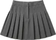 Pleated mini skirt