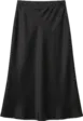 Satin midi skirt