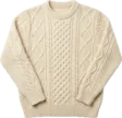 Cable-knit sweater
